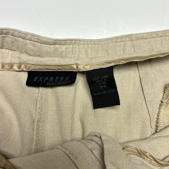 Women’s express linen pants size 9/10 - Picture 2 of 7
